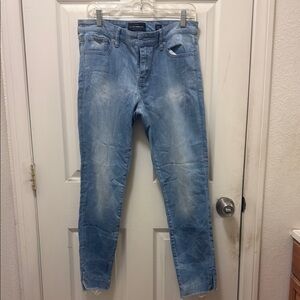 Lucky Brand Blue Slim Jeans with Natural Fading